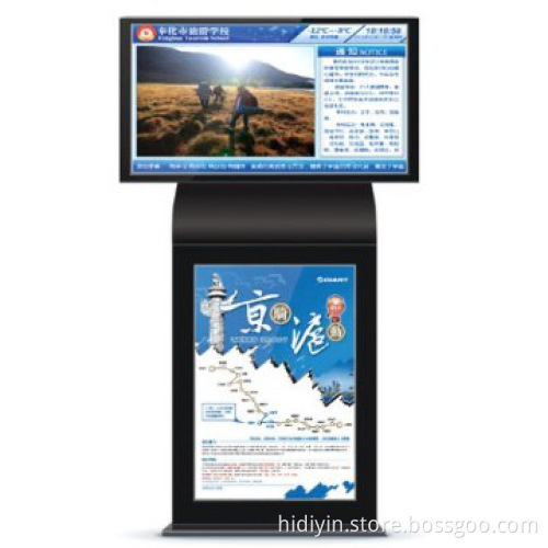 65inch wall mounted floor stand advertising player usb wifi 3g hdmi